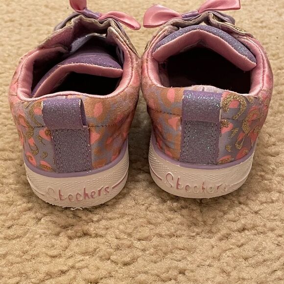 Skechers Twinkle Toes shoes. Girl Sz 10 - Picture 9 of 12